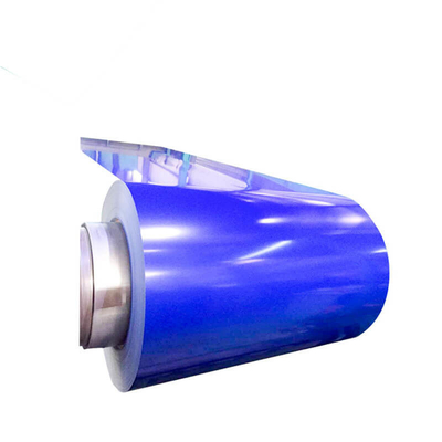 HRB85 Thép cuộn mạ kẽm mạ sẵn 8-35 Micron Thép cuộn màu xanh