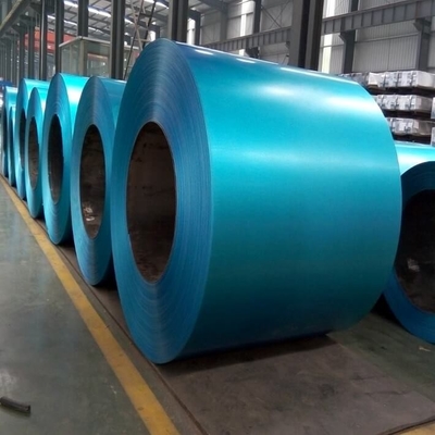 Màu xanh lam DX51D SGCC GI Thép cuộn mạ kẽm cán nguội JISG3003