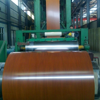 Thép cuộn mạ kẽm phủ màu cứng đầy đủ SGS Thép mạ kẽm mạ sẵn