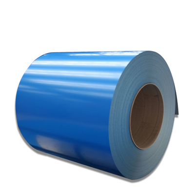 màu xanh CGCC Thép cuộn mạ sẵn HRB95 Tráng màu Ppgi nổi