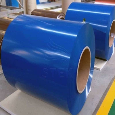 Cuộn dây tráng màu Ppgi xanh 508mm 610mm