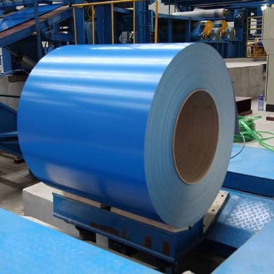 Thép cuộn mạ kẽm nhúng nóng 0,11-2,5mm PPGI Màu xanh lam