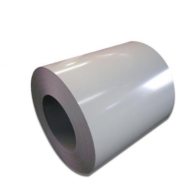 Cuộn mạ kẽm sơn trước 0,4mm màu trắng RAL 8017 AZ121-Z150 PPGI Coil