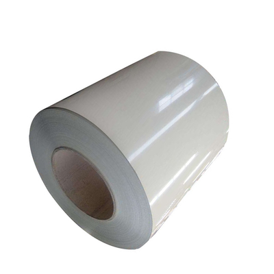 Màu trắng Ppgl Thép cuộn mạ màu SGS ASTM Ppgi Thép cuộn mạ kẽm