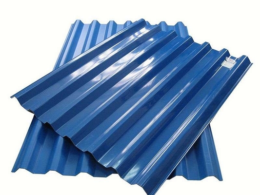 0,125-2,5mm Tấm lợp sơn màu sẵn Tấm lợp thép mạ màu 35 Micron