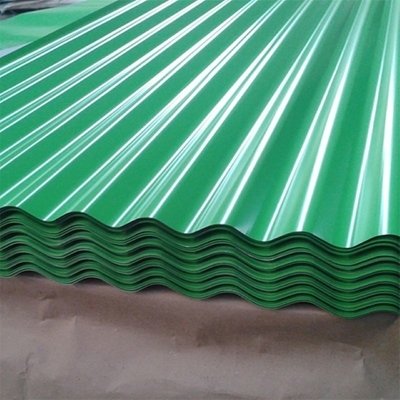 Tấm lợp màu xanh lá cây SGCC Tấm lợp được sơn sẵn Tấm gi 3-8 tấn