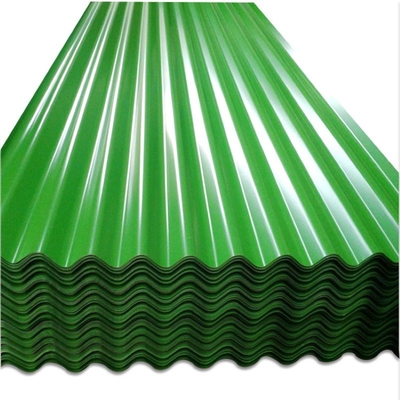 ISO 9001 Tấm sắt sơn trước màu đỏ 610mm Tấm lợp tôn màu