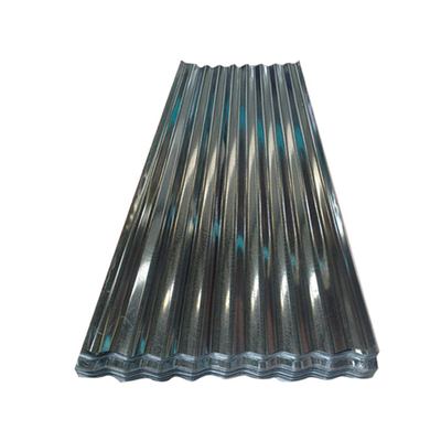 Tấm lợp mạ kẽm tối thiểu Spangle ISO14001 Tấm lợp mạ kẽm Z61-Z90