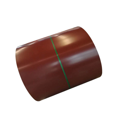 Màu xanh lá cây 600 - 1250mm Cuộn dây sơn phủ sẵn Chống ăn mòn PPGI Màu tráng