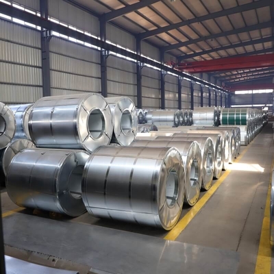 RAL Màu 25Mt GI Thép cuộn 30-600g / M2 ISO BV CE Galvalume AZ50 Roll