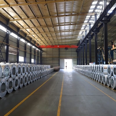 Cuộn thép Gl 25Mt Galvalume Coil chống ngón tay Zero Spangle Cán nóng