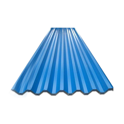 0,125-2,5mm Tấm lợp sơn màu sẵn Tấm lợp thép mạ màu 35 Micron