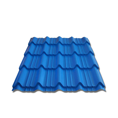 Tấm lợp phủ màu xanh 0,6m Tấm lợp phủ màu DX52D Ppgi