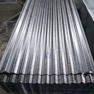 Tấm lợp mạ kẽm 600-1100mm AISI 14 Gauge Tấm thép sóng Kraft