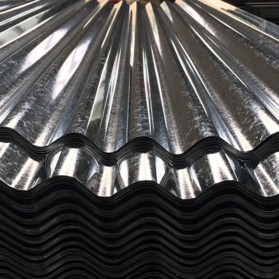 Tấm lợp mạ kẽm Z43 Tấm lợp tôn mạ kẽm ASTMA525 Tấm lợp bằng thép mạ kẽm