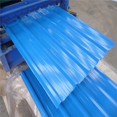 0,125-2,5mm Tấm lợp sơn màu sẵn Tấm lợp thép mạ màu 35 Micron
