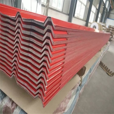 Iso 18001 Tấm lợp mạ sẵn 7-30um Kim loại tráng màu chịu lực cao