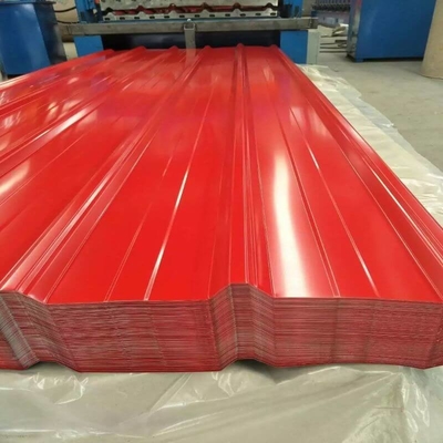 Tấm lợp phủ màu 750mm SGCC Gi Tấm sóng phủ màu