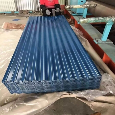 ISO 9001 Tấm sắt sơn trước màu đỏ 610mm Tấm lợp tôn màu
