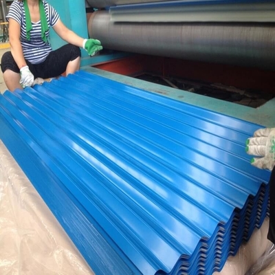 Tấm lợp PPGI dày 0,4mm-3,0mm Tấm tôn mạ kẽm Chiều rộng 600mm-1250mm
