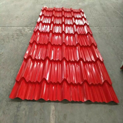 Tấm lợp phủ màu 750mm SGCC Gi Tấm sóng phủ màu