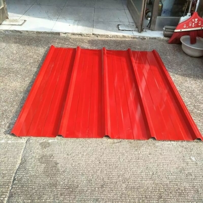 Tấm lợp phủ màu Z275-Z600 Tấm lợp mái tôn màu đỏ 0,3--1,0mm