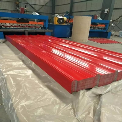 Tấm lợp tráng kẽm ISO 18001 Tấm lợp màu xanh lam AZ160