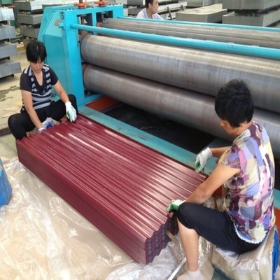 Tấm lợp phủ màu 0,125-2,5mm Tấm màu mạ kẽm Q195