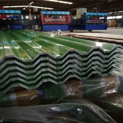 Tấm lợp tráng kẽm ISO 18001 Tấm lợp màu xanh lam AZ160
