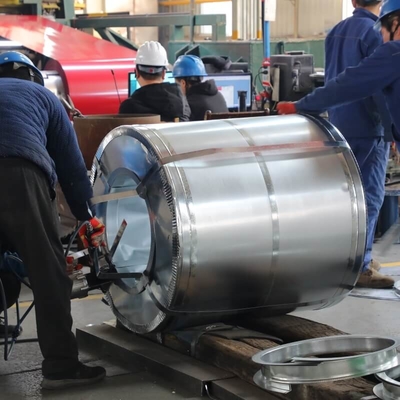 Thép cuộn mạ kẽm ISO9001 Z30 - 150g/M2 Thép cuộn nhúng nóng