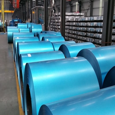 Màu xanh lam DX51D SGCC GI Thép cuộn mạ kẽm cán nguội JISG3003
