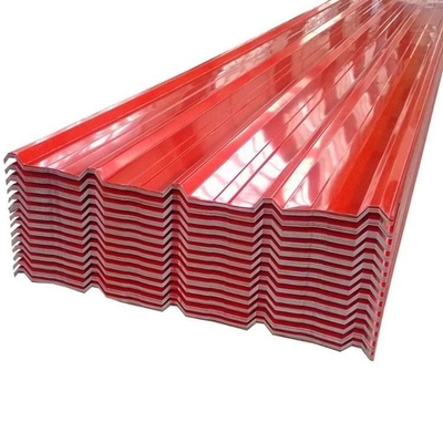 SGCC Tấm lợp mạ sẵn DX51D Tấm lợp bằng thép sóng 3-8 tấn