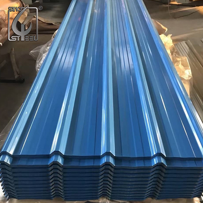 Tấm lợp phủ màu 0,6-3m Gi Tấm lợp SPCC Tấm lợp mạ màu mạ kẽm