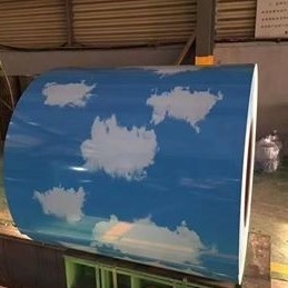 Thép cuộn mạ sẵn 610mm màu vàng SGCC Thép cuộn mạ kẽm đã được sơn sẵn Ppgi