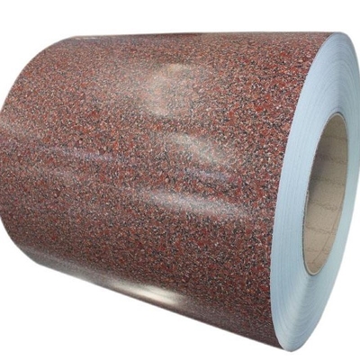 910mm PPGI Thép cuộn sơn pha sẵn 3-25um Cuộn màu tráng men Gạch gỗ
