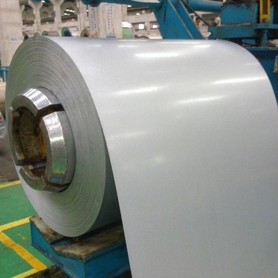 ASTM A792 Dx51d Lớp phủ PE Prime PPGI PPGL Brazil Ral9003 Cuộn dây thép Galvalume đã sơn sẵn có màng