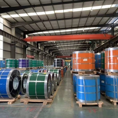 Thép cuộn mạ vàng SGCC Màu thép cuộn mạ phẳng Ppgl