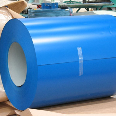 Cuộn dây thép mạ kẽm mạ màu 5-10um Lớp phủ mặt sau ID 508 / 610mm