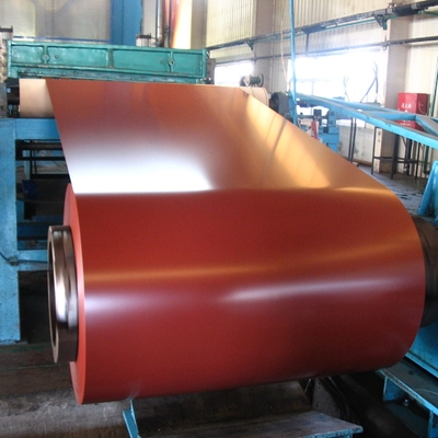 600 - 1250mm PPGL Coil AiSi RAL 9002 Mạ kẽm tráng màu