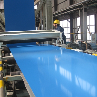 Màu RAL JIS Thép cuộn cán nguội mạ sẵn Z121-Z180 Cuộn kim loại tấm sơn